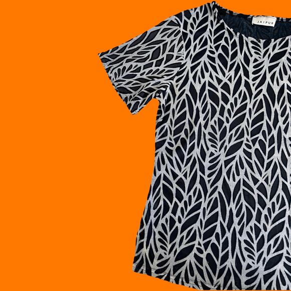 90's vintage burnout mesh boxy oversized top SMALL MEDIUM - Picture 2 of 8